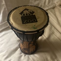 Vintage Drum African Made For The Naples Zoo Epic
