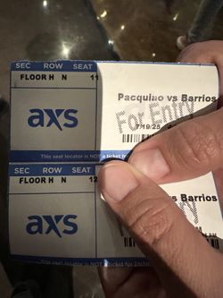PACQUIAO TICKETS