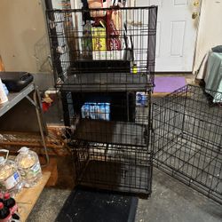 4 PET CAGES- SOLD ALL TOGETHER
