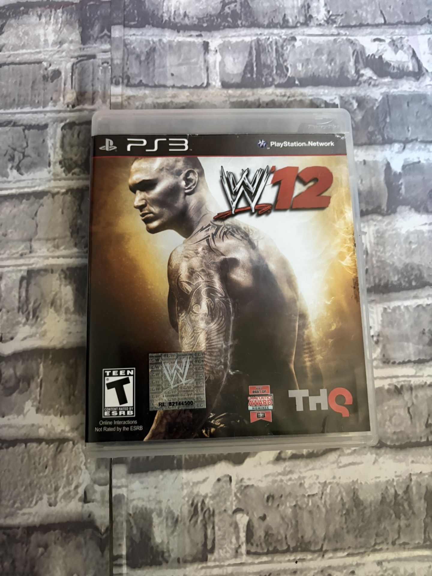 WWE 12 Sony PlayStation 3