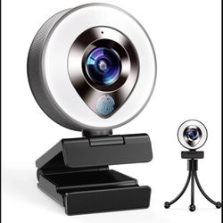 #5）HD Webcam with Ring Light