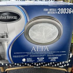 Harbor Breeze Bathroom Fan With Light 