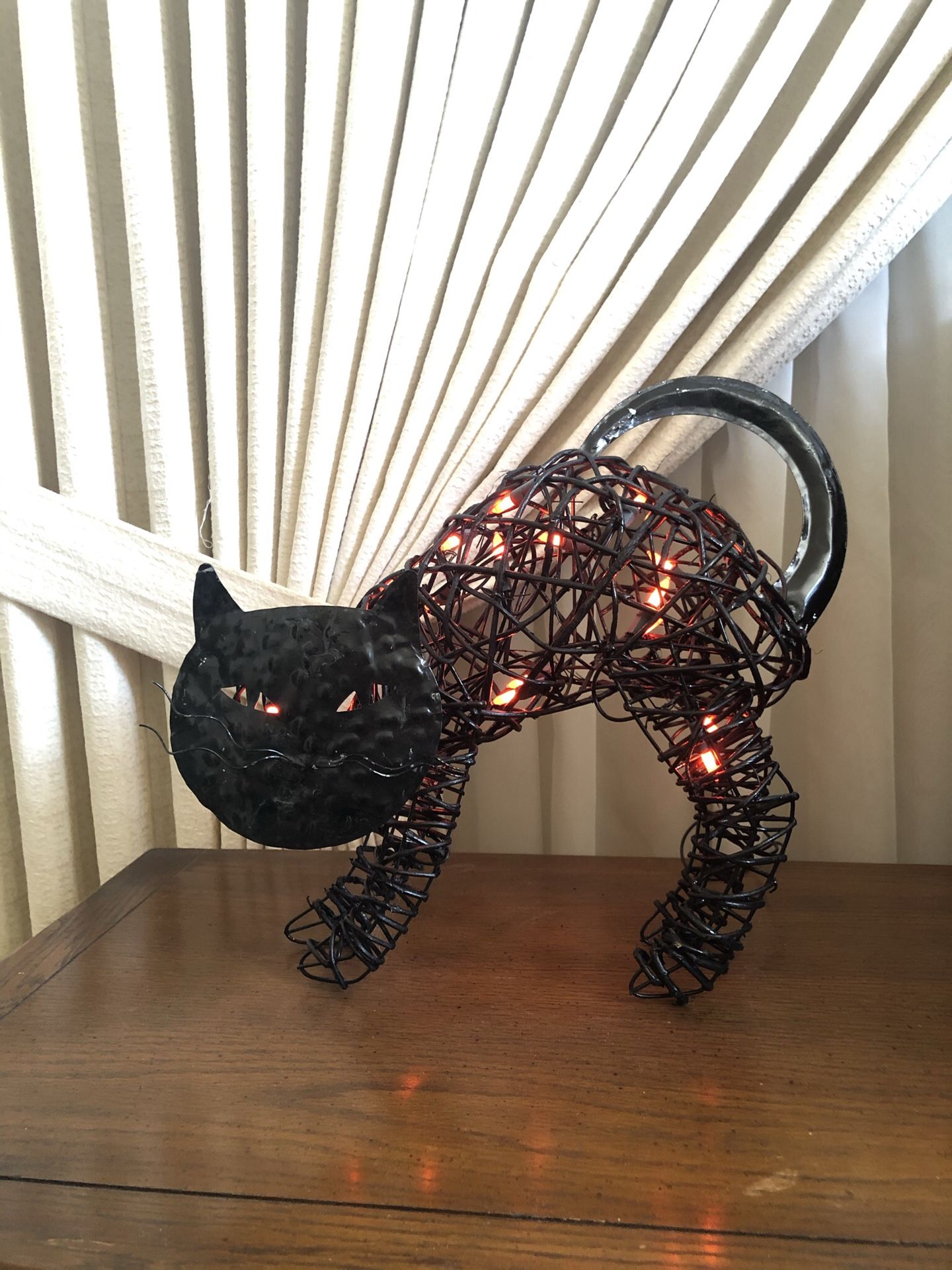 Halloween Black Cat Light Decoration