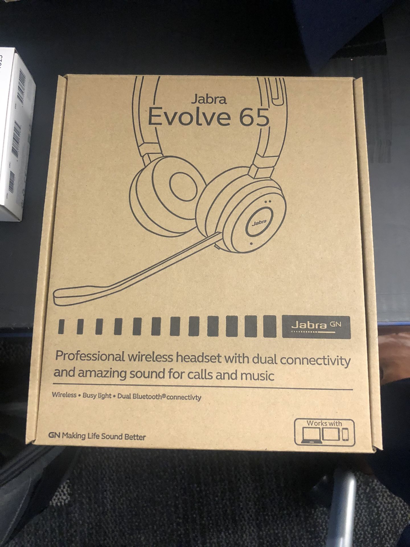 Brand New! Jabra Evolve 65 Headset. Wireless!