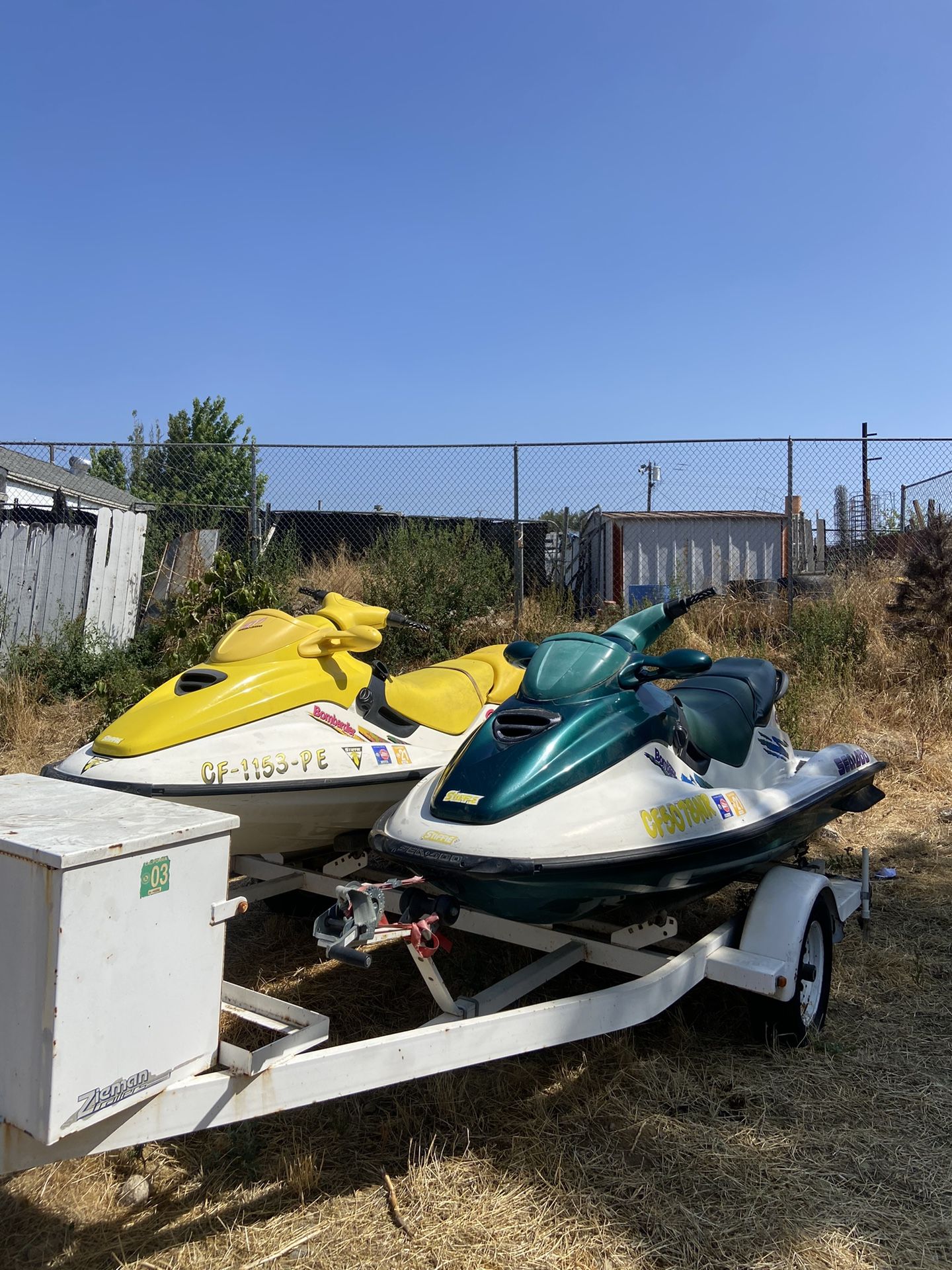 1999 SeaDo GTX & 1999 SeaDoo GTI for Sale in Bloomington, CA OfferUp