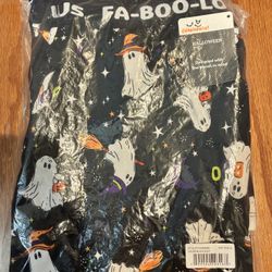 Way to Celebrate Womens Ghosts Print Pajama Pants Halloween - M, NEW, SEALED