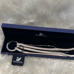 NEW Swarovski Pink Crystal Bag Charm/Keychain