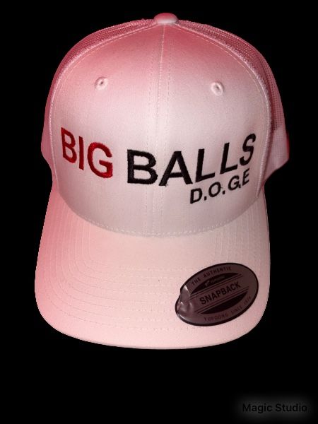BIG BALLS Baseball Cap Hat - DOGE Elon Musk Trump MAGA - USAID