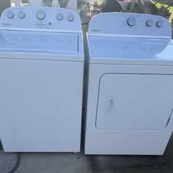 WASHER AND ELECTRIC DRYER