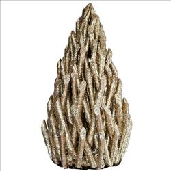 12" Glitter Wood Stick Christmas Tree Decor