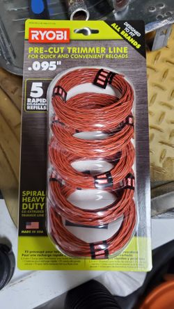 Ryobi String Trimmer Line - 5 Pack