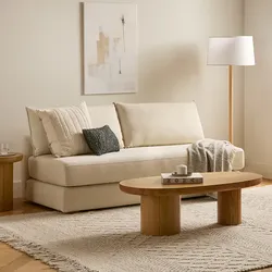 Couch Sofa Bed - Braam 75" Sofa Bed - Vintage White