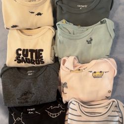 Carters Short Sleeve Bodysuits 