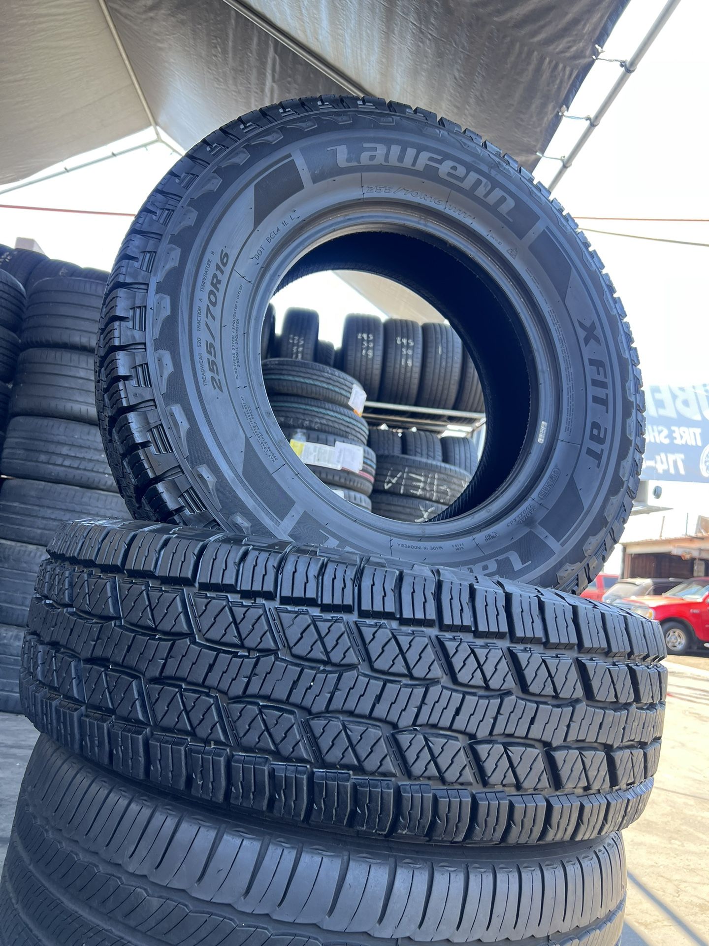 2 Lauffen 255/70/16 Installation Included