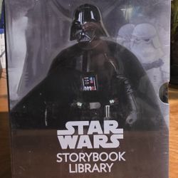 NEW SEALED STAR WARS STORYBOOK LIBRARY 12 STORIES/BOOKS 