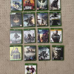 Xbox One Bundle Of Games - Cyberpunk, Elden Ring, Hogwarts, Etc