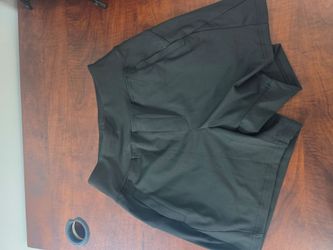 Black Athletic Shorts with Side Pockets