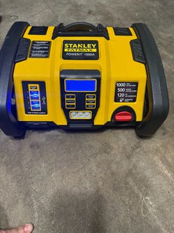 Stanley Jump Box Starter 500 AMP USB Air Compressor and Light