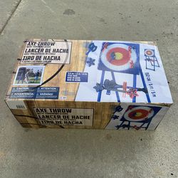 Backyard Axe Throw Game – Brand New – Great Gift