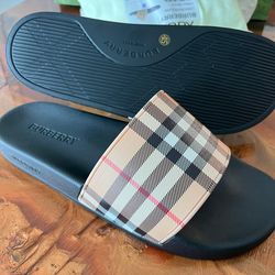 Burrbery men sandal slides
