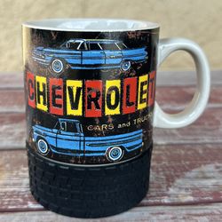 Chevrolet Coffee Mug Chevy Car & Truck Impala Open Road Brands with Tire Coaster