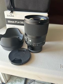 Sigma 50mm f1.4 Lens