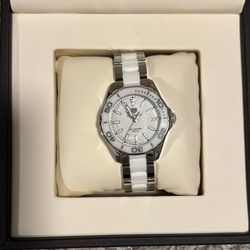 Tag Heuer Watch - White Ceramic & Stainless Steel