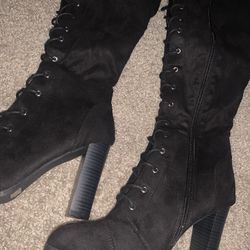 High Black Boots