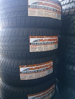 Tengo un set de llantas nuevas 205 45 16 de la marca arroyo