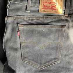 Grey Levi’s 501s