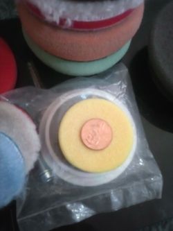 Mini polishing pads different sizes