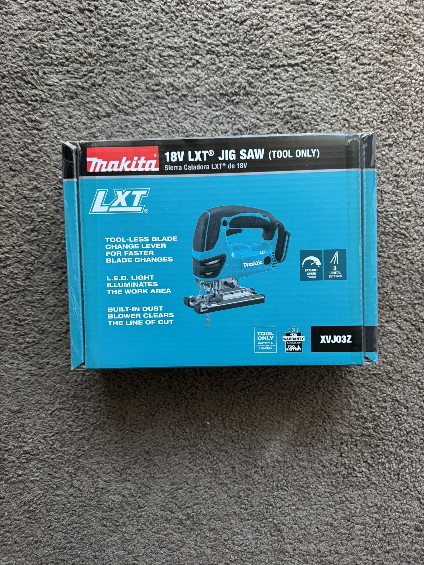 Makita Jig Saw 18V LXT Cordless Jig Saw (Brand new, Tool Only)