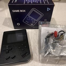 Game Box Plus Handheld Console – Retro Gaming System w/ Preloaded Games