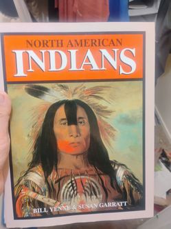 Vintage native American coffee table book illustrated