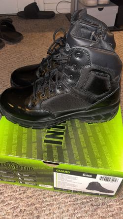 Interceptor Guard Black Tactical Boots Size 10.5