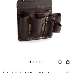 Construction Leather Tool Pouch 