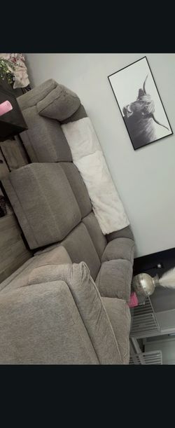 Grey sectional