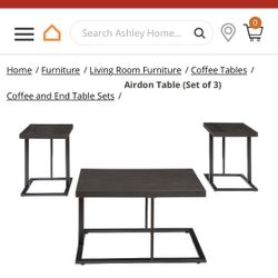 Coffee And End Table Set