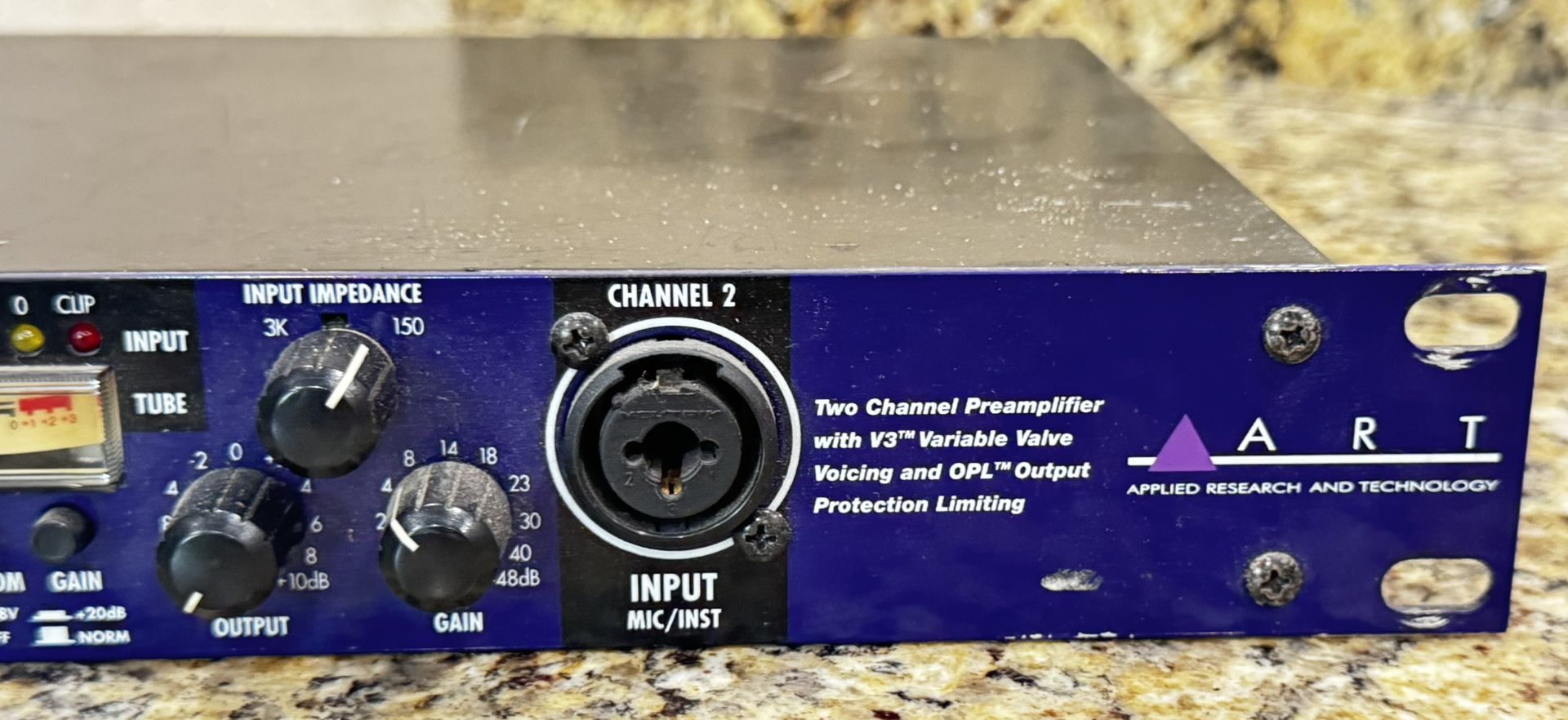 ART TPS II 2-Channel Tube Microphone Preamp TPSII
