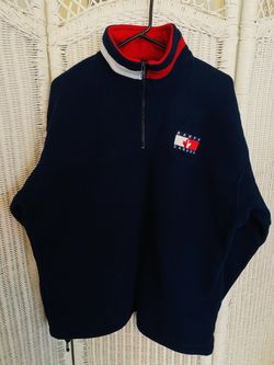 Vintage Banff Canada 1/4 Fleece Pullover Size Large