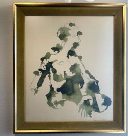 1959 original water color - artist signature