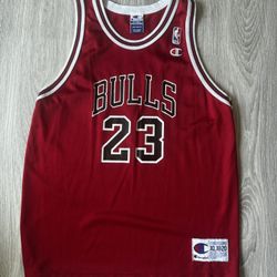 Champion Bulls Michael Jordan Jersey 