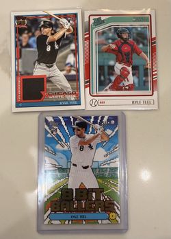 2024-2026 Kyle Teel RC Card Lot (3) Relic Topps 2026 8 Bit Baller Teel RC Plus