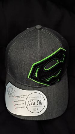 New Superman BioWorld Flex Fit Hat – DC Comics – Gray – OSFM