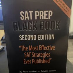 SAT Prep Black Book 2nd Edition SAT Test Prep Strategy Guide – Good Used