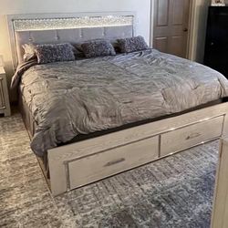 King Size Bed Frame And Mattress 