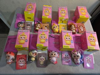 Sad Baby by Starbox- Duck, Unicorn, Capybara & Cow (Flocked) and Axolotl, Koi,  T-Rex & Walrus