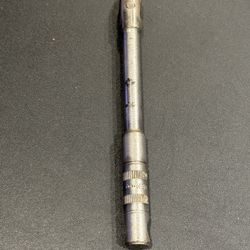 Vintage Walden Tools 1/4" Drive Breaker Bar Socket Wrench #3117 Made in USA 