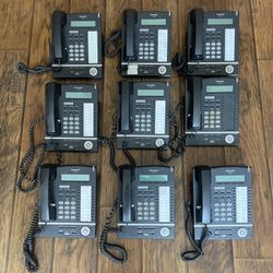 Parts/Repair Only Untested — Lot of 9 Panasonic Dygital Super Hybrid KX-T7633-B