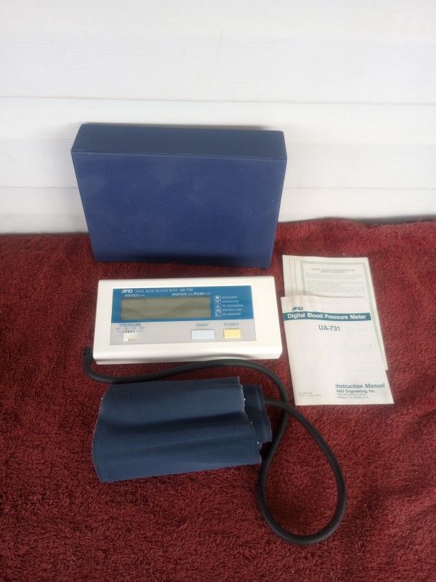 Vintage AND digital Blood Pressure Meter UA-731